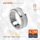 Jewels Smart Ring Health Tracker 18.2mm, 5 Days Working Time, Sports Mode, Sleep Monitor, Heart Rate, Calorie Counter, Blood Oxygen – Silver