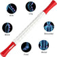 Muscle Roller Stick for Athletes - Deep Tissue Fascia Blaster & Roller Massager for Myofascial Pain Relief - Handheld Physical Therapy & Recovery Tool(Red White-20 inch)