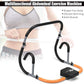 Goplus Ab Fitness Crunch, Portable Ab Roller for Core Strength, Sit Up, Abdominal Machine, Exercise Crunch Trainer Workout Exerciser for Home, Office, Gym