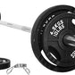 Olympic Cast Iron 2-Inch Weight Plates for Strength Training & Weightlifting, 255 Pounds Set, Multiple Packages