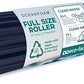 Oceanfoam Tidal Roller - Dark Navy - Muscle Massage Foam Roller for Back Pain & Stretching - Firm and Ergonomic Wide Wave Textured - Yoga, Athletics, & Wellness - Full Size, 20" x 5"