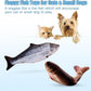 TOOGE 2 Pack 9" Floppy Fish Cat Toys with SilverVine and Catnip for Indoor Cats Interactive Flopping Fish Cat Kicker Catnip Toys for Cats Puppy Small Dogs (Salmon + Rainbow Trout)
