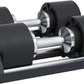 SNODE AD80 Drop Proof 80 lbs Adjustable Dumbbell Set -Adjustable Weights with Cast Iron Plates and Cradle, Knurled Handle, Fast Adjust, Compact Home Gym Equipment for Bench & Press
