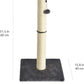 Amazon Basics Cat Scratcher - Indoor Classic Single Cat & Kittens Scratching Post, Medium (31.5"H) - Grey