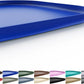 Silicone Pet Feeding Mat with Raised Edge for Food and Water, Dog Bowl Mats, Cat Bowls Placemat with High Lip for Floor Waterproof, Rubber Tray for Cats and Dogs 19 x 12 x0.7 Navy Blue