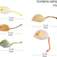 Shudyear cat Toys 5pcs Mouse Toys, Interactive Catnip Animal Toys for Indoor Kittens to Eliminate Boredom for Bored Indoor Cats (10pc)