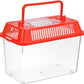 Mini Handheld Fish Tank Portable Plastic Aquarium with Lid for Turtles and Pet Fish Easy to Clean Transparent Design for Goldfish and Aquatic Pets