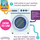 Vamoosh 6-in-1 Washing Machine Cleaner | Patented Pet Hair Dissolving Technology | Made in the UK | No Harmful Chemicals | Removes Limescale | Descales | Lemon Fresh Scent | 150g (Pack of 2)