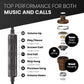 Symphonized iPhone Earphones Wired Deep Bass Sound, 3D Sound, Microphone Volume Control, 90% Noise Cancelling, Bubinga Wooden with Lightning (Apple MFI Certified), iPhone SE to 14 Earbuds (Black)