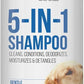 16 floz 5 in 1 Dog Shampoo for Itchy Skin - Sensitive Skin Dog Shampoo for Smelly Dogs - Dog Shampoos & Conditioners - Made in The USA
