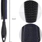 Rubber Pet Hair Removal Brush, Dogs Cats Hair Lint Remover Tool Massage Bath Comb Brush for Cleaning and Grooming (Black)