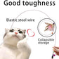 Cat Toys Interactive for Indoor Cats,2 PCS Cat Feather Toys and Wand Toys for Chase Exercise and Teaser Play with Kitten