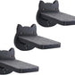ESPETS Black Painted Solid Wood Cat Wall Climbing Steps Set of 3 - Wall Mounted Cat Floating Furniture Shelves and Perches, Sturdy Climber Stairs Ladders - Holds up 30lbs