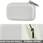 MP3 & MP4 Player Case for SOULCKER/G.G.Martinsen/Grtdhx/iPod Nano/Sandisk Music Player/Sony NW-A45 and Other Music Players with Bluetooth. Fit for Earbuds, USB Cable, Memory Card - White