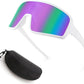 Karsaer Vision Sports Sunglasses Cycling Glasses Baseball Softball Sunglasses Unisex for Adult Youth Kids Boys Girls 8-16