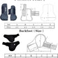 Horse Boots Set of 4 Open Front & Fetlock Tendon Boot for Horses Professional Sport Protection Impact-Absorbing Equine Leg Support Wraps for Jumping, Riding, Training (Black, Full)