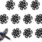 Walking Stick Tips,Removable Mud Ski Basket Trekking Pole Snowflake Basket,Removable Mud Ski Basket Replacement Accessory for Hiking Poles(10 PCS)