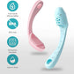 Coomazy Dog Finger Toothbrush, Dog Tooth Brushing Kit with Food Grade Silicone, Easily Clean Teeth Dirt, Suitable for Medium and Large Dogs, 2-Packs, Blue+Pink