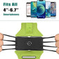 VUP Running Armband 360°Rotatable for iPhone 13/Pro Max/Pro/Mini/12/11/SE/Xs/XR/X/8/7/Plus, Fits All 4-6.7 Inch Smartphones, with Key Holder Phone Armband for Running Hiking Biking (Green)