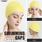 Tripsky Silicone Swim Cap,Comfortable Bathing Cap Ideal for Curly Short Medium Long Hair, Swimming Cap for Women and Men, Shower Caps Keep Hairstyle Unchanged…
