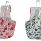 2 PCS Bird Diapers Pink&Blue Pattern Washable Reusable Parrots Nappy for Budgie Parakeet Cockatiel