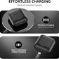 TOZO T6 Wireless Earbuds, IPX8 Waterproof Ear Buds, Stereo Bass Sound Bluetooth 5.3 Headphones in Ear, 50 Hours Playtime Earphones, Wireless Charging Case, Custom 32 EQ via APP