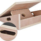 Slant Board for Calf Stretching, Portable Wooden Calf Stretcher - Adjustable Incline Board for Knees Ankle Heel Feet Leg