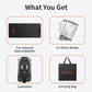 Low EMF Portable Infrared Sauna Blanket for Detox and Home Relaxation, Adjustable 1-60 Min Timer, 95-167℉ Temp Range, 6 ft x 2.95 ft, Durable PU Leather Cover