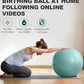 Trideer Yoga Ball – Anti-Burst Exercise Ball for Pregnancy, Office, Birthing, Stretching & Core Workout – Home Gym & Therapy