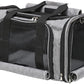 Pet Carrier Bag for Small Medium Cats Dogs Puppies up to 26 Lbs,Steel Frame Dog Carrier,pricacy-Oriented cat Carrier,Collapsible pet Carrier for Easy Storage (Grey, Small: 16.1"X10.6"X10.2")