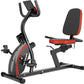 VANSWE Recumbent Exercise Bike for Adults Seniors - Recumbent Bikes for Home with Magnetic Resistance, Bluetooth and App Connectivity, Pulse Sensor