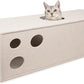 PETKARAY Cat Tunnel, Original Cat Hideaway Cave for Indoor Cats, Large Kitten Play Tubes and Tunnels, Soft Felt Cat Toy with Interactive Peek Hole