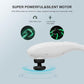 MEGAWISE Handheld Back Massager | Deep Tissue Percussion Relief for Back, Neck, Shoulders, Waist Legs, Full Body for Improved Blood Circulation and Fatigue Relief (Pearl White 6Ft Corded)