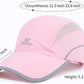 Running Hat Mesh Sports Cap Lightweight Quick Drying Runner Cap for Men Women