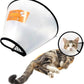 Adjustable Dog Cone Collar After Surgery Soft Cone of Shame Alternatives for Dog Cat Puppy Plastic Elizabethan Collar for Dogs from Licking Biting Scratching Wounds(L,Neck:10.2-13in)