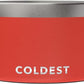 Coldest Dog Bowl - Anti Rust Metal, Non Slip, 3 Layers Insulated Stainless Steel Dog Bowls - Spill Proof & Heavy Duty - Water Bowl for Dogs, Cats & Pets, Dish Washer Safe (200 oz, Crimson Red)