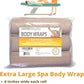 Neutripure Body Wrap Support - Elastic Stretch Bandages - Washable and extra wide (Pack of 3)
