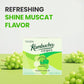 TEAZEN Shine Muscat Kombucha Tea, Electrolyte & Hydration Drink Mix, Sugar Free, Live Probiotics & Prebiotics, 30 Sticks, 5.29oz