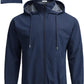 COOFANDY Men's Packable Rain Jacket Lightweight Waterproof Raincoat with Hood Travel Hiking Golf Windbreaker