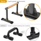 Kipika Parallettes Bars, Push Up Bars & Dip Bar with Comfort Thick Handles, Rock-Free Fitness Equipment for Handstand, L-Sit, Gymnastics & Strength Training, 600lbs Capacity, 12" Height