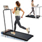 Walking Pad Treadmill, Adjustable 10% Incline 450LBS Capacity, 3.5HP 4 in 1 Portable Treadmills for Home Office, Under Desk Treadmill with Handle Bar, LED Display Remote Control