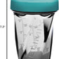 HELIMIX 1.5 Vortex Blender Shaker Bottle Holds Upto 20oz | No Blending Ball or Whisk | USA Made | Portable Pre Workout Whey Protein Drink Shaker Cup | Mixes Cocktails Smoothies Shakes | Top Rack Safe