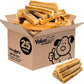 ValueBull Himalayan Yak Cheese Dog Chews, Large, 25 ct Bulk Pack - Long Lasting for Aggressive Chewers, All Natural, Healthy & Safe, Low Odor Nepal Yak Milk Chews