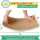Balance Board - Wooden Wobble Board for Kids - Compact Balancing Trainer - Poplar Core - Eco-Coating - Sensory Motor Development - Core Strengthening - 17x12x3", Up to 480 lbs Capacity