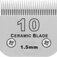 Detachable Pet Dog Clipper Blades, Compatible with Size-10 (1.5mm), Most Oster A5, KM Series Clippers,Made of Stainless Steel Blade 1Pack