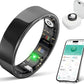 Smart Ring with Sleep Monitoring, No APP Subscription, 10-Day Battery Life, Stress/Heart Rate/Women's Health Tracker, Android & iOS Compatible (Black, 9)
