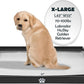 MEEXPAWS Dog Pee Pad Holder Foldable, Puppy Pad Holder Liner Base High Side, Dog Litter Box Indoor 44’’x33’’, Training Leak-Proof Easy Clean