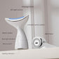 Face & Neck Massager | White LED Red-Light-Therapy-for-Face and Neck, Red Light Therapy Wand, 3 Color Led Massager for Skin Care