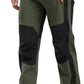 Rdruko Men's Snow Ski Pants Waterproof Insulated Winter Outdoor Snowboard Hiking Fleece Pants with Belt