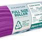 Oceanfoam Tidal Roller - Magenta - Muscle Massage Foam Roller for Back Pain & Stretching - Firm and Ergonomic Wide Wave Textured - Yoga, Athletics, & Wellness - Full Size, 20" x 5"
